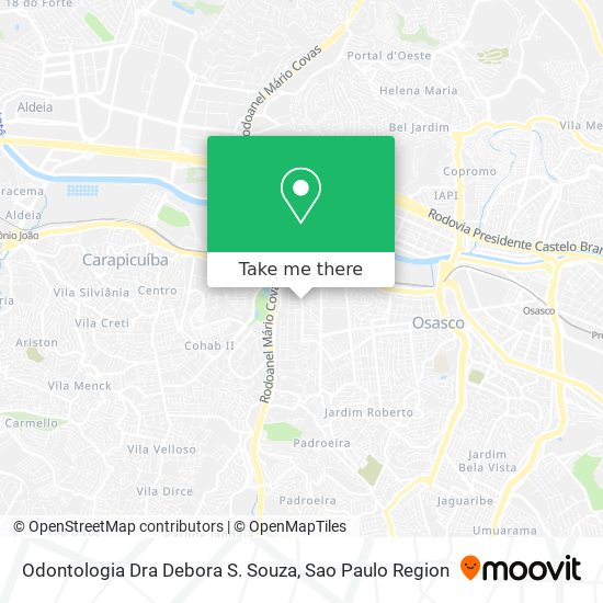 Odontologia Dra Debora S. Souza map