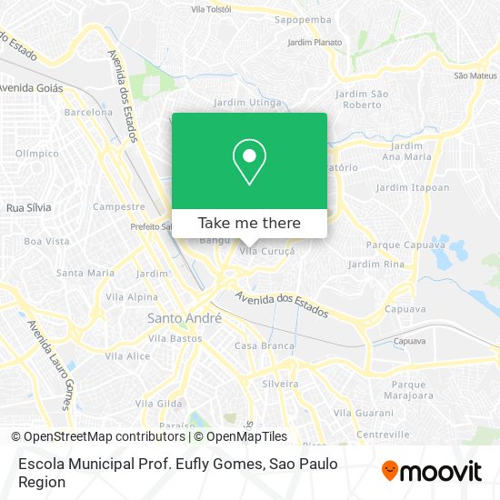 Mapa Escola Municipal Prof. Eufly Gomes