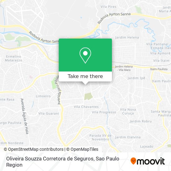 Mapa Oliveira Souzza Corretora de Seguros