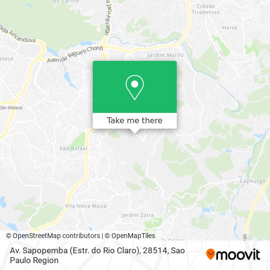 Av. Sapopemba (Estr. do Rio Claro), 28514 map