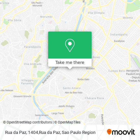 Rua da Paz, 1404,Rua da Paz map