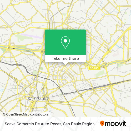 Scava Comercio De Auto Pecas map