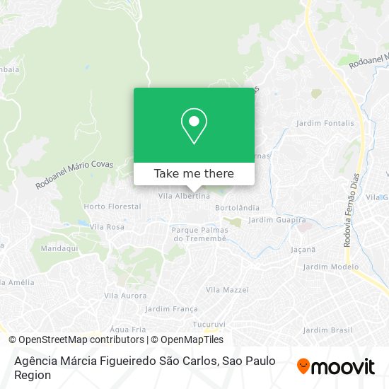 Agência Márcia Figueiredo São Carlos map