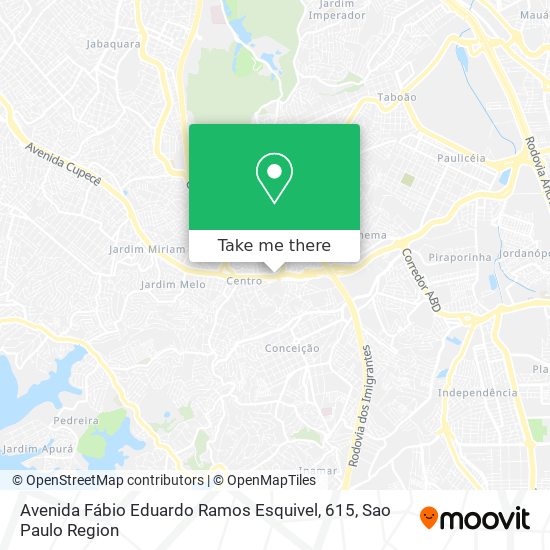 Avenida Fábio Eduardo Ramos Esquivel, 615 map