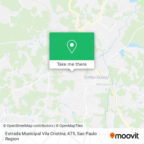 Estrada Municipal Vila Cristina, 475 map