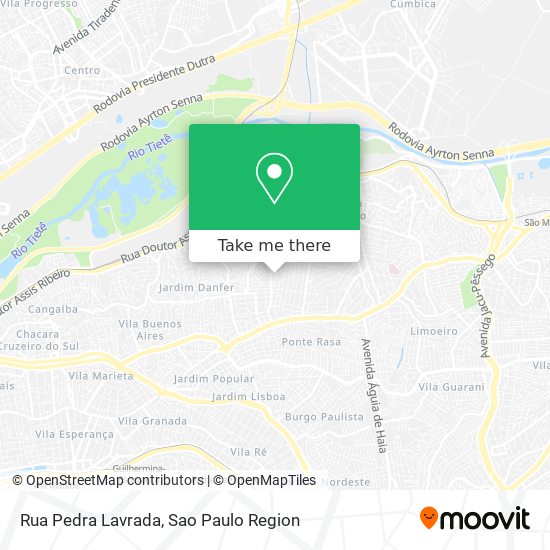 Rua Pedra Lavrada map