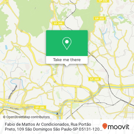 Fabio de Mattos Ar Condicionados, Rua Portão Preto, 109 São Domingos São Paulo-SP 05131-120 map