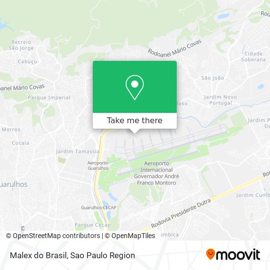 Malex do Brasil map