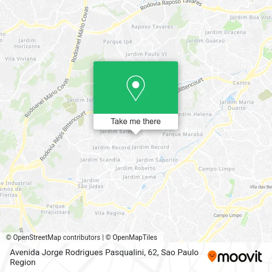Avenida Jorge Rodrigues Pasqualini, 62 map