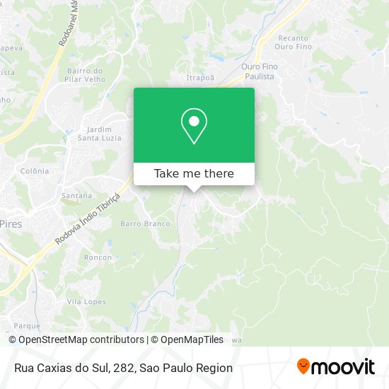 Mapa Rua Caxias do Sul, 282