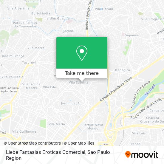 Liebe Fantasias Eroticas Comercial map