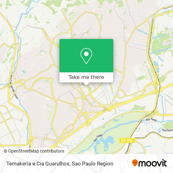 Temakeria e Cia Guarulhos map