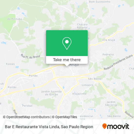 Bar E Restaurante Vista Linda map