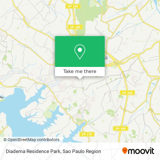 Diadema Residence Park map