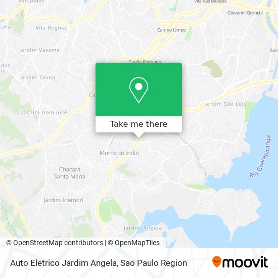 Auto Eletrico Jardim Angela map