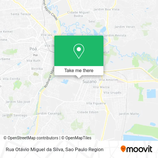 Rua Otávio Miguel da Silva map