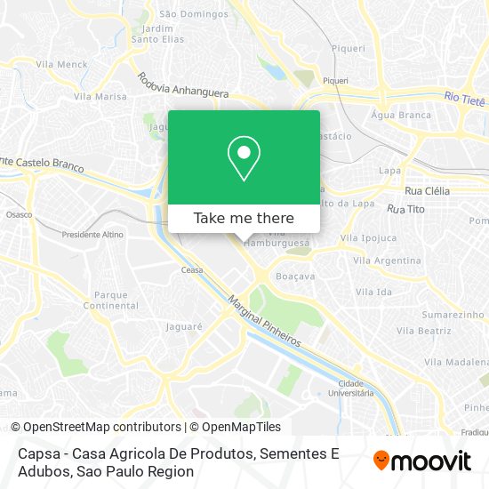 Capsa - Casa Agricola De Produtos, Sementes E Adubos map