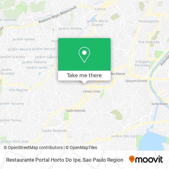 Restaurante Portal Horto Do Ipe map