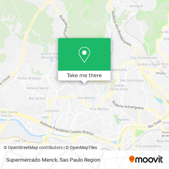 Mapa Supermercado Menck