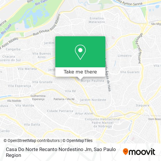 Mapa Casa Do Norte Recanto Nordestino Jm