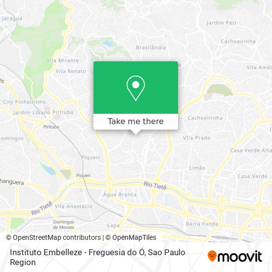 Instituto Embelleze - Freguesia do Ó map