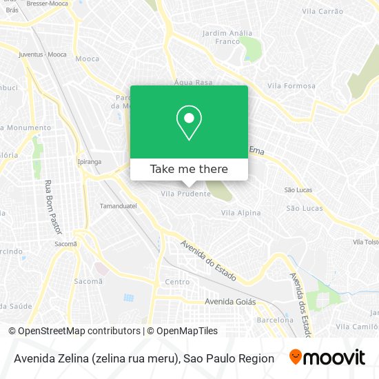 Avenida Zelina (zelina rua meru) map