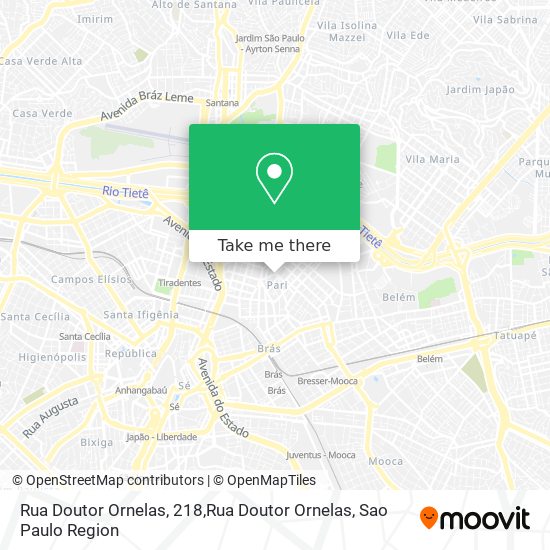 Rua Doutor Ornelas, 218,Rua Doutor Ornelas map