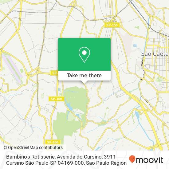 Bambino's Rotisserie, Avenida do Cursino, 3911 Cursino São Paulo-SP 04169-000 map