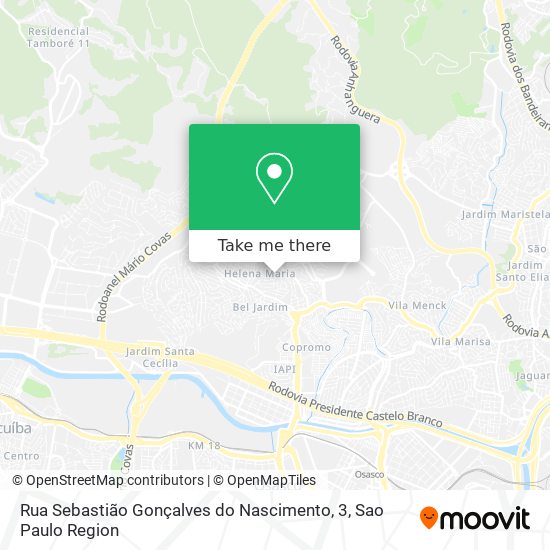 Rua Sebastião Gonçalves do Nascimento, 3 map