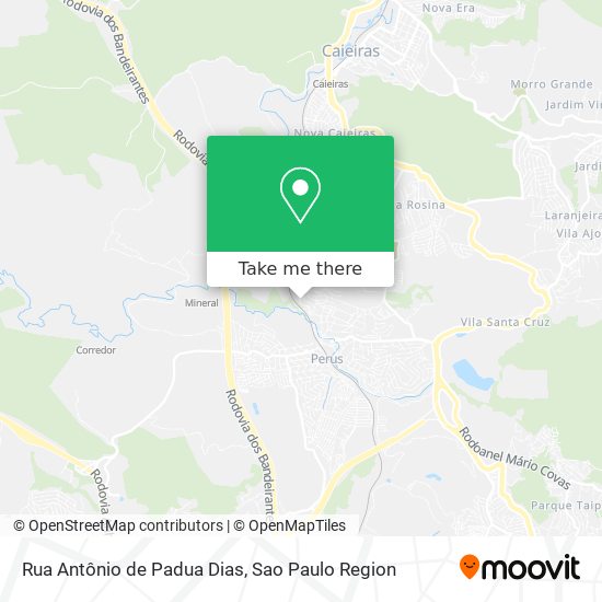 Rua Antônio de Padua Dias map