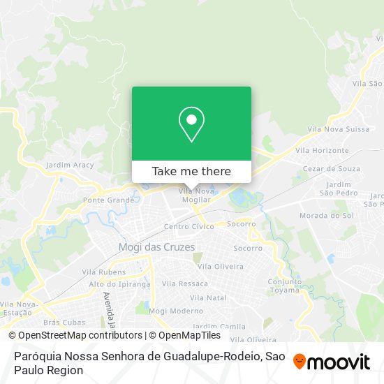 Paróquia Nossa Senhora de Guadalupe-Rodeio map