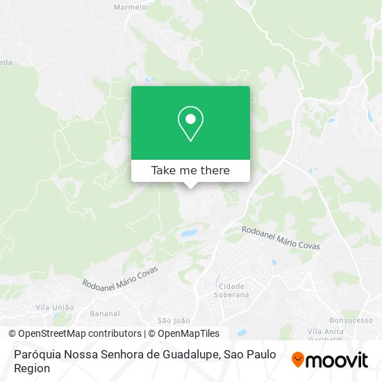 Paróquia Nossa Senhora de Guadalupe map