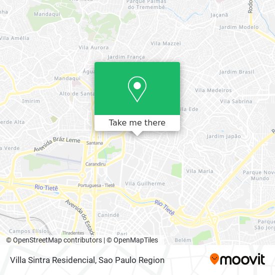 Villa Sintra Residencial map