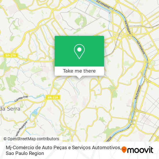 Mj-Comércio de Auto Peças e Serviços Automotivos map