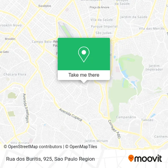 Rua dos Buritis, 925 map