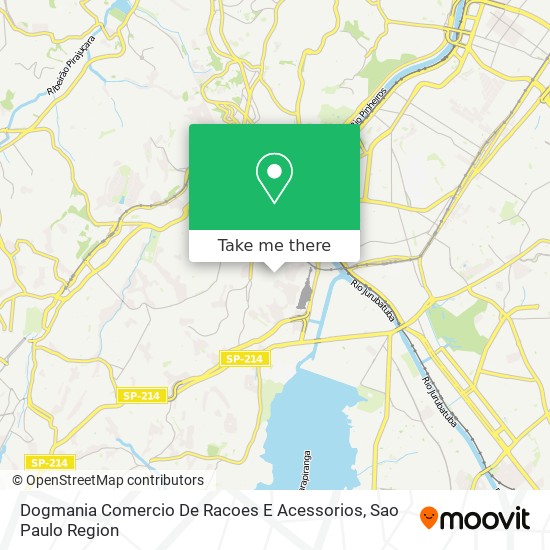 Dogmania Comercio De Racoes E Acessorios map