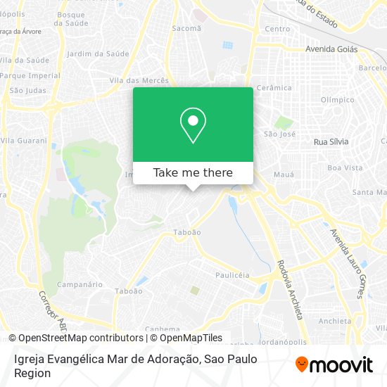 Igreja Evangélica Mar de Adoração map