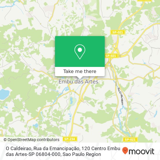 O Caldeirao, Rua da Emancipação, 120 Centro Embu das Artes-SP 06804-000 map