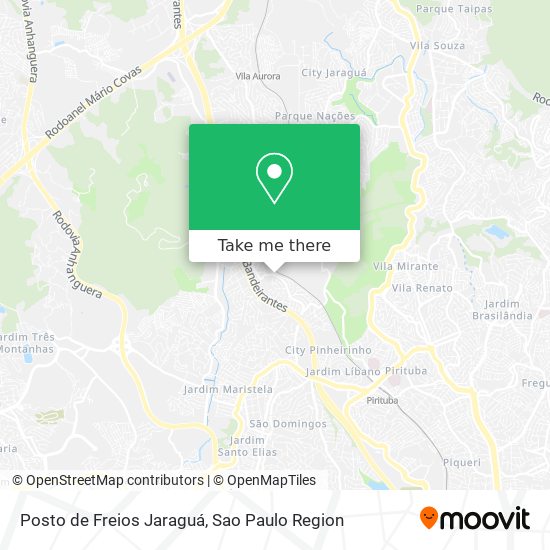 Posto de Freios Jaraguá map