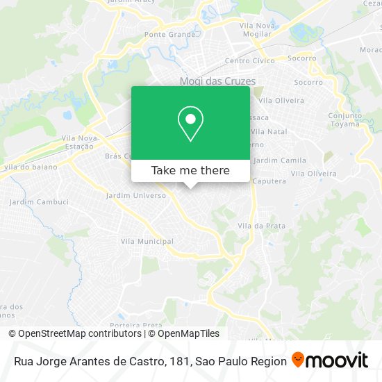 Rua Jorge Arantes de Castro, 181 map