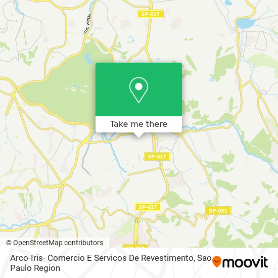 Arco-Iris- Comercio E Servicos De Revestimento map