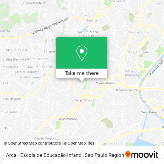 Arca - Escola de Educação Infantil map