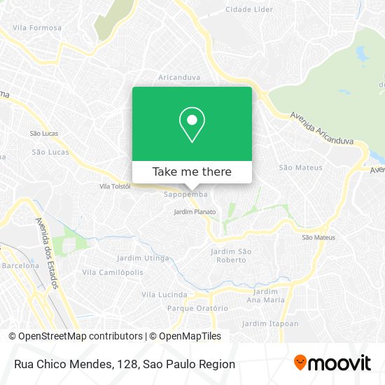 Rua Chico Mendes, 128 map