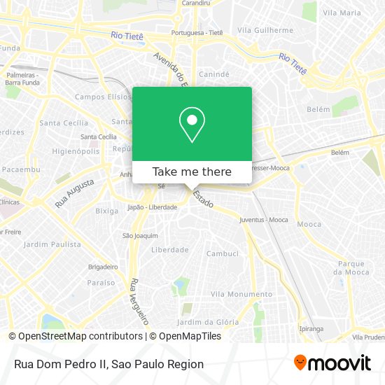 Rua Dom Pedro II map