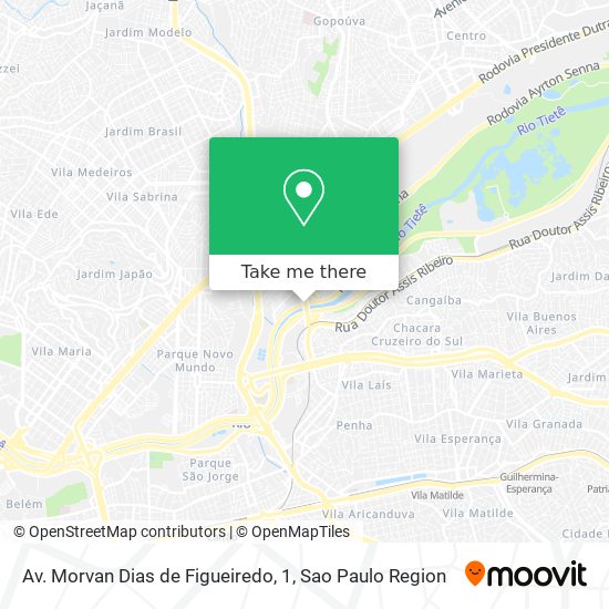 Av. Morvan Dias de Figueiredo, 1 map