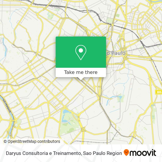 Mapa Daryus Consultoria e Treinamento