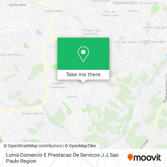 Luma Comercio E Prestacao De Servicos J J map