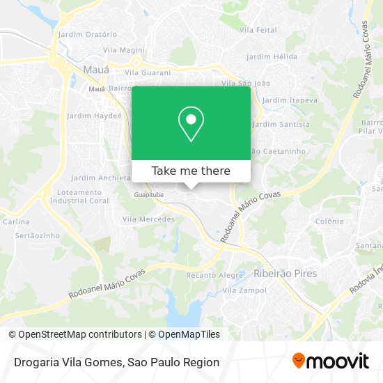 Drogaria Vila Gomes map