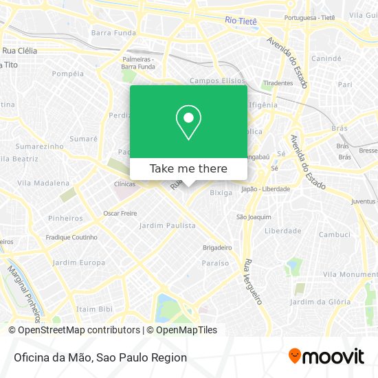 Oficina da Mão map