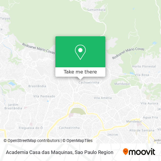 Academia Casa das Maquinas map